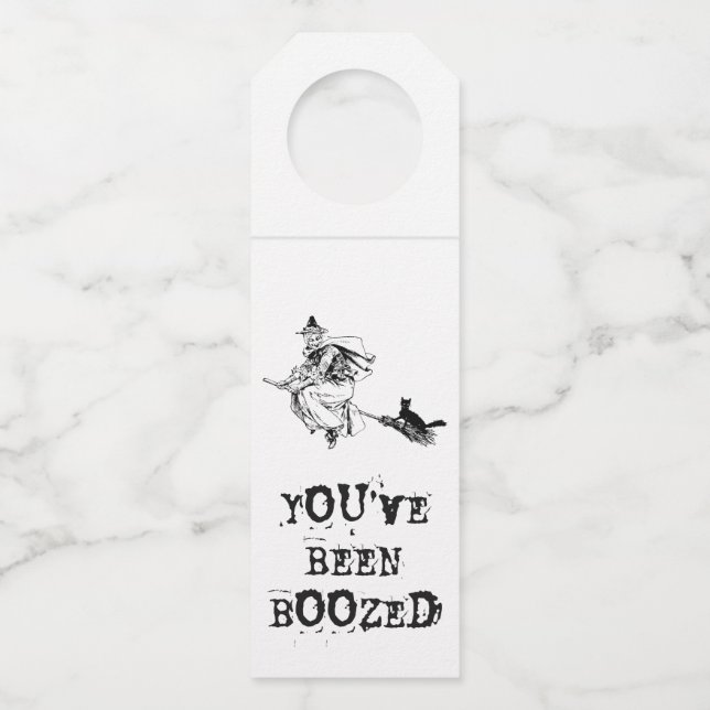 Halloween Bottle Hanger Tags Flaschenanhänger (Vorderseite)