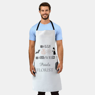 Halloween-Boutique-Floristik-Geschäftsbranding Schürze