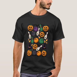 Halloween Bowling Kegelspieler Kegel Kegelspieler T-Shirt