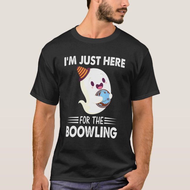 Halloween Bowling Lover Halloween T-Shirt (Vorderseite)