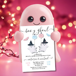 Halloween Boy oder Ghoul Ghost Baby Shower Reveal Einladung
