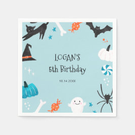 Halloween Boy's Geburtstag Serviette