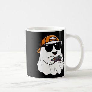 Halloween Boys Kids Ghost Gamer Beängstigend Costu Kaffeetasse
