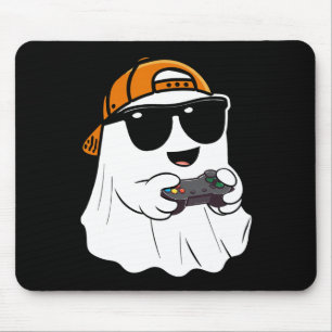 Halloween Boys Kids Ghost Gamer Beängstigend Costu Mousepad