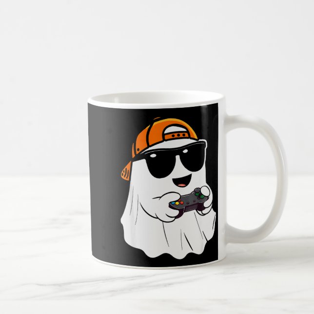 Halloween Boys Kids Ghost Gamer Y Costume Gaming M Kaffeetasse (Rechts)