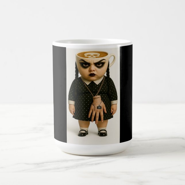 Halloween Brainrot Ballerina Capuccina T - Shirt Kaffeetasse (Mittel)