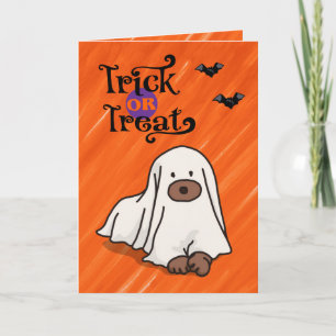 Halloween Brauch Whimsical Lustig Modern orange Karte
