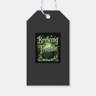 Halloween Brauen Ärger Hexenkessel Potion De Geschenkanhänger