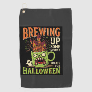 Halloween braut unheimliche Behandlungen Heimgesuc Golfhandtuch