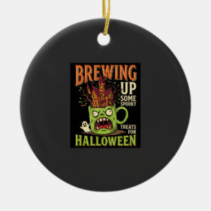 Halloween braut unheimliche Behandlungen Heimgesuc Keramik Ornament
