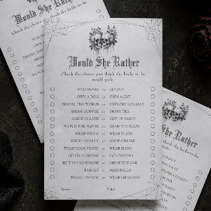 Halloween Brautparty Würde Sie Eher Spiel