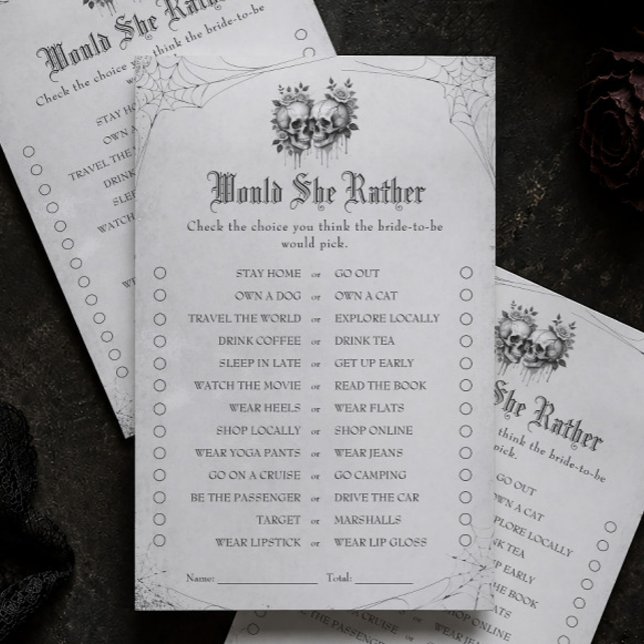 Halloween Brautparty würde sie eher spielen (Von Creator hochgeladen)