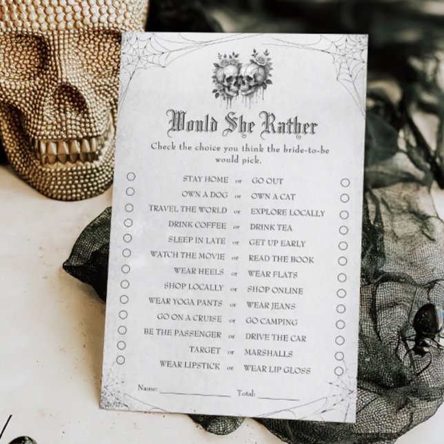 Halloween Brautparty würde sie eher spielen (Von Creator hochgeladen)