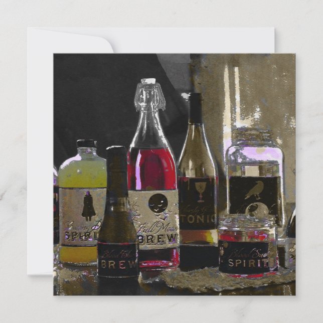 Halloween Brew ~ Einladungen (Vorderseite)