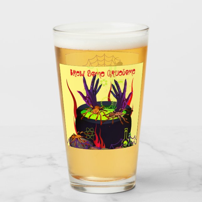 Halloween Brew Glas (Vorne (Gefüllt))