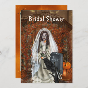 Halloween Bridal Dusche Einladung