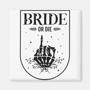 Halloween-Bridge oder Die Gothic-Junggeselinnen-Ab Magnet