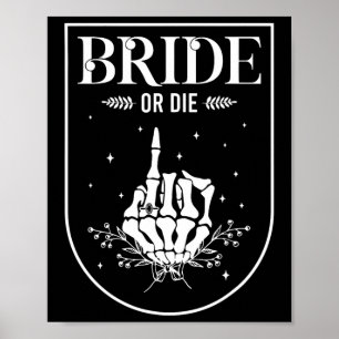 Halloween-Bridge oder Die Gothic-Junggeselinnen-Ab Poster