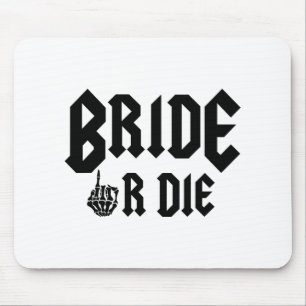 Halloween Bridge oder Die zum Rock Bachelorette Mousepad