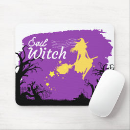 Halloween Briefmarke Collection "Evil Hexe" Mousepad