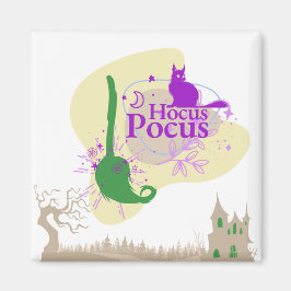 Halloween Briefmarke Collection "Hocus Pocus" Magnet