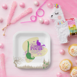 Halloween Briefmarke Collection "Hocus Pocus" Pappteller