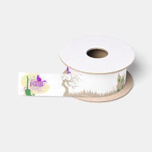 Halloween Briefmarke Collection "Hocus Pocus" Satinband