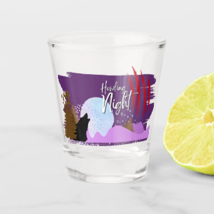 Halloween Briefmarke Collection "Howling Night" Schnapsglas