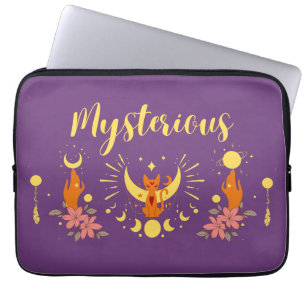 Halloween Briefmarke Collection "Mysterious" Laptopschutzhülle