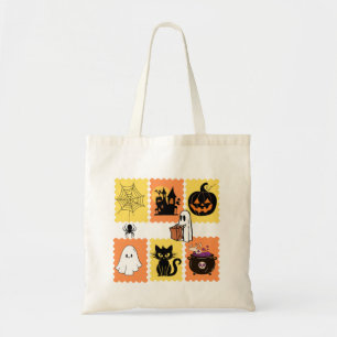 Halloween Briefmarke Collection - Niedlich Spooky  Tragetasche