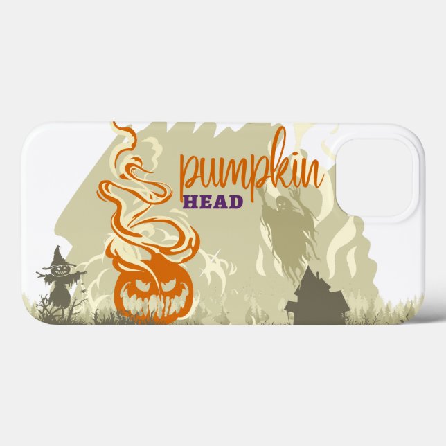 Halloween Briefmarke Collection "Pumpkinhead" Case-Mate iPhone Hülle (Rückseite (Horizontal))