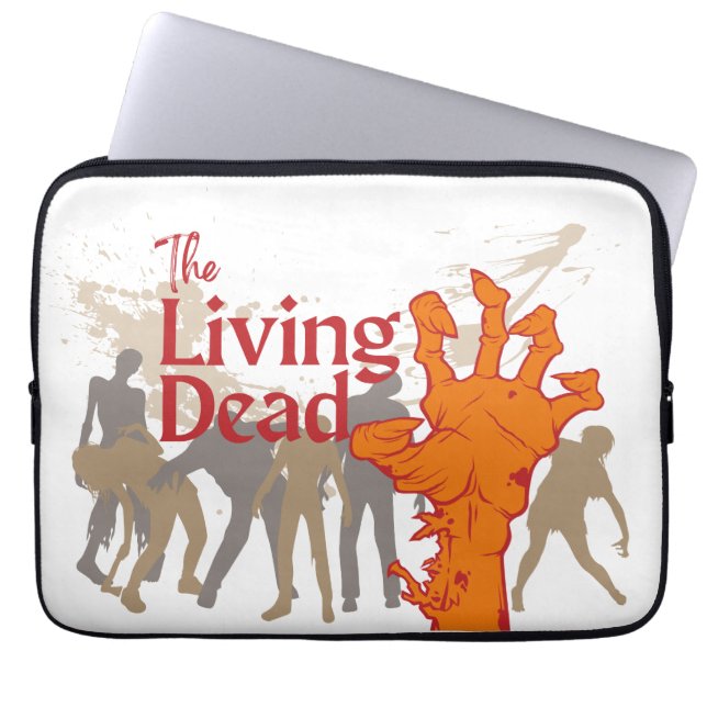 Halloween Briefmarke Collection "The Living Dead" Laptopschutzhülle (Vorderseite)