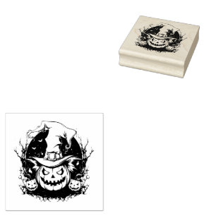 Halloween-Briefmarke Gummistempel