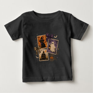 Halloween-Briefmarken Baby T-shirt