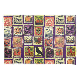 Halloween-Briefmarken-Muster-Kissenbezug Kissenbezug