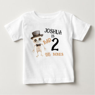 Halloween Brown Böse Bis Auf Die Knochen 2. Geburt Baby T-shirt