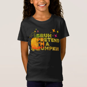 Halloween BRUH TUT, ICH BIN EIN PUMPKIN-Glitzer Fa T-Shirt