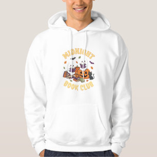 Halloween-Buchclub-Geist-Lese-Kürbis-Design_1 Hoodie