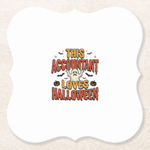 Halloween-Buchhalter Vintage-Geist-Shirt-Design_1 Untersetzer