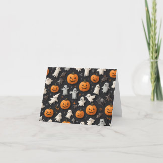 Halloween-Buchstaben Dankeskarte