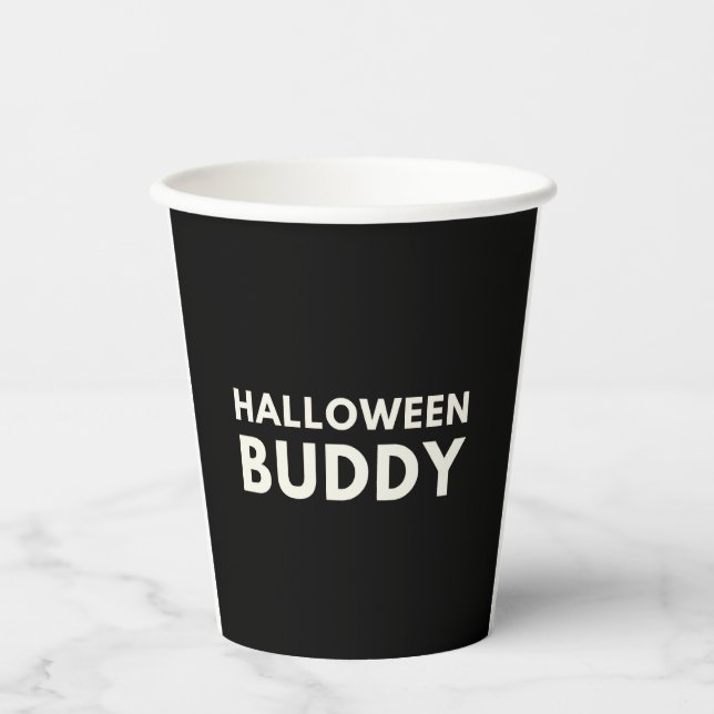 Halloween Buddy Pappbecher (Vorderseite)