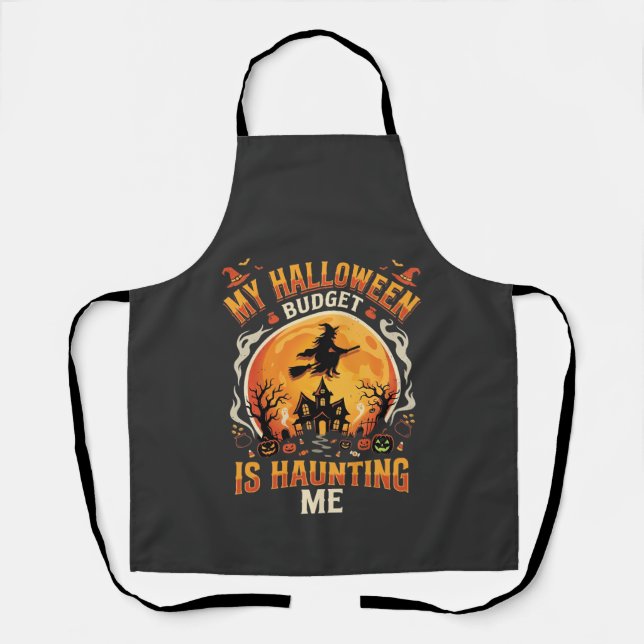 Halloween Budget Spuk Schürze (Vorderseite)