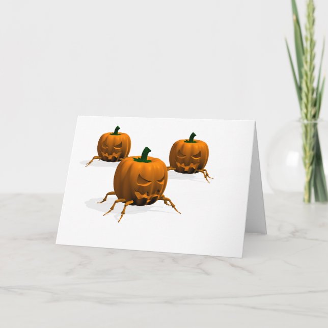 Halloween Bugs Karte (Vorderseite)