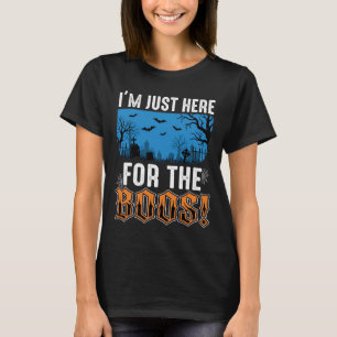 Halloween Buh-Geist-Friedhof-Vektordesign_1 T-Shirt