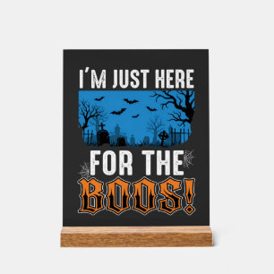 Halloween Buh-Geist-Friedhofs-Vektordesign_1 Acrylschild