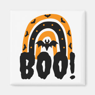 Halloween Buh Halloween Regenbogen Magnet