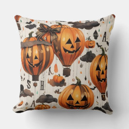 Halloween Burg Jack'o'lantern Kissen