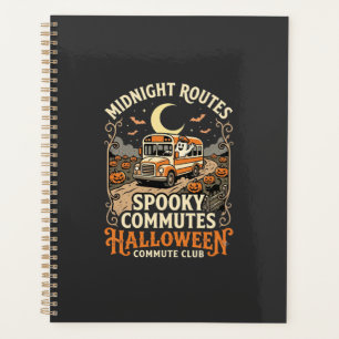 Halloween-Busfahrer-Mitternachtsroute Planer