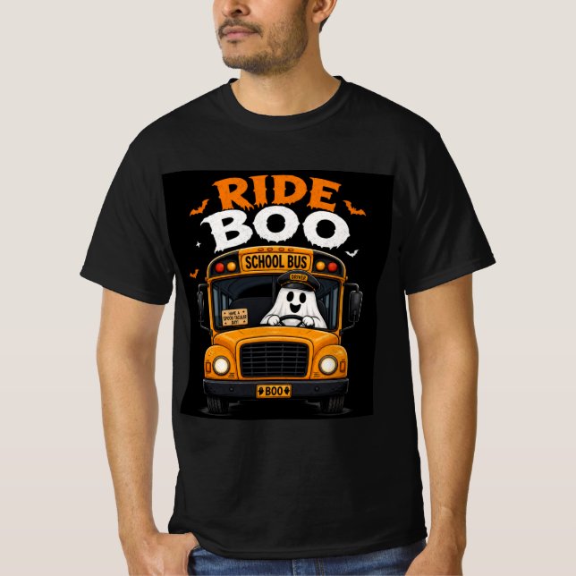 Halloween-Busfahrer  T-Shirt (Vorderseite)