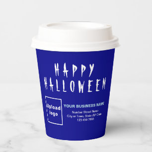 Halloween Business Blue Paper Cup Pappbecher